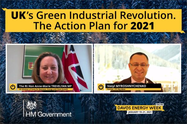 Newly appointed UK Minister Of State joins Davos Energy Week